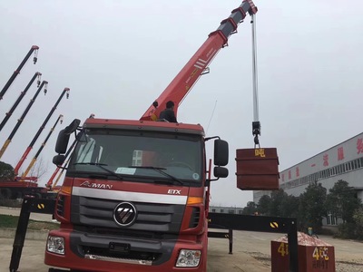 延邊地區托運集裝箱隨車吊貨箱8.5米上戶手續詳解